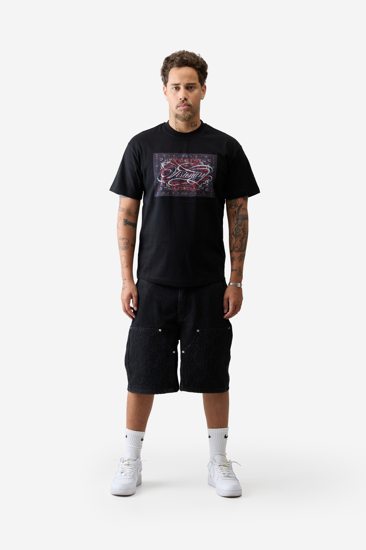 T-shirt Rug - Black