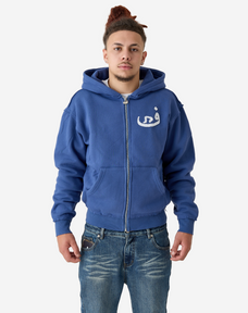 Zip Hoodie 808 - Bleu